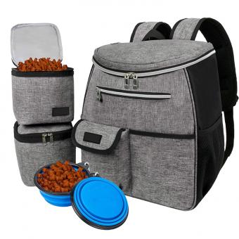 Dog Travel Bag Backpack Organizer with Poop Bag Dispenser 공급자
